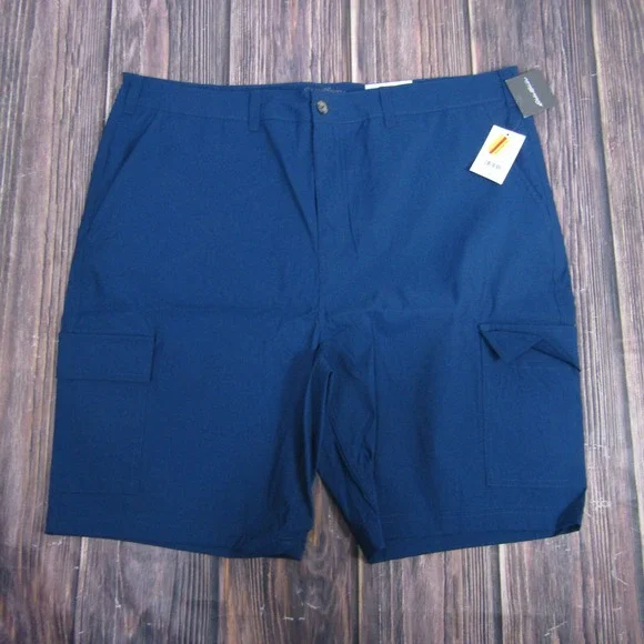 Eddie Bauer NEW NWT Mens 42 Blue Horizen Guide Cargo Shorts Walk Hiking - Picture 1 of 6